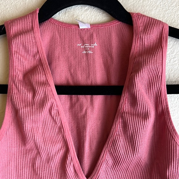 Urban Outfitters Out From Under Pink Bodysuit One Piece Size Medium - Picture 3 of 8